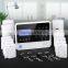 German+Russian+Spanish voice alert Emergency alarm/wireless gsm alarm system with smart RFID keypad for family safety