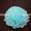 Artificial Customized Tissue Paper Wedding Flower Backdrops