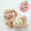 Wholesale cute silicone vinyl baby dolls 4 inch mini reborn doll palm hand doll for sale lovely sleeping dolls