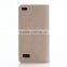 Factory direct price wallet pattern leather case for Blackberry LEAP with card slot