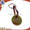 supermarket cart pound trolley token coin keyring with custom printing logo