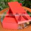 Valentine's day romantic red paper gift box for flower