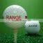 two piece practice golf ball with logo in bluk