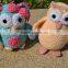 Cute handmade owl crochet toys crochet baby toys