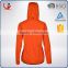 Orange color waterproof windproof nylon women casual outdoor jacket