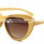 Cat Eye Bamboo Sunglasses, Women Wooden Sunglasses,Cat Eyes wood sunglasses with case