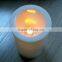 Yellow Flicker Flame 6 Inch Led Glow Pillar Candle Light With Timer for Home Reflection