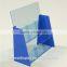elegant 3 pockets clear desktop acrylic brochure holder,brochure display stand,leaflet holder