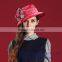 Chinese OEM Womens Velvet Hat With Shiny Rhinestone