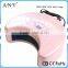 Professional Salon Equipment Pink Gel Acrylic Nail Art Curing Light 12V UV Lamp for Two Hands