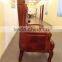 Baroque Real Leather King Throne Chair (FOH-A09)