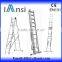 factory direct steps multifunctional extension ladder (aluminum)