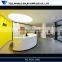 Designed for office use curved reception desk