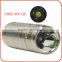 LuckySun 3.7V 4.2V XPE Q5 stainless steel small led flashlights pocket size torch light