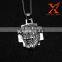 Stainless Steel Fashion Letter Large Jesus Quantum Metal Pendant Jewelry