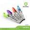 4 Color Heat-Resistant Tips Salad Tongs
