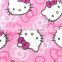 Lovely pink cat printing double-sided coral fleece