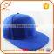 Wholesale custom blank 6 panel plain blank snapback hat