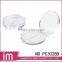 Hot sale matte black empty compact powder packaging