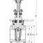 API / GB /DIN /JIS / GOST flanged cast carbon steel gate valve globe valve check valves