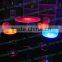 spyra modern led table and bar stools acrylic furniture
