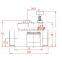 sensor plumbing fittings toilet flush WC pan electric valve 6v
