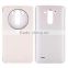 Circular S Window Flip Brushed Texture PU Leather Battery Back Case for LG G3 D850 LS990
