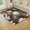 exhibiton fireproof carpet polyester machine made 3D shaggy carpet