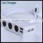 3 Cigarette Outlet Adapter Straight Line For Cell Phone Usb Charger