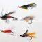 Assorted Winged Feather Butter Fly Deceiver Trout Flies Fly Fishing Lures