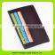 16460 Promotional custom genuine leather atm card pouch