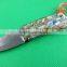 OEM Abalone Handle Mini Damascus Steel Folding Knife