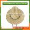 Mens Natural Lala Straw Hat Cowboy Hat