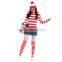 Smart in the fertile Wally Cosplay British cartoon characters Where's Dress Halloween men and women
