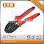 High Quality Ratchet Crimper twin cord end terminal crimp tool for crimping wire-end ferrules with dual color handle