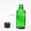 50ml green glass dropper bottles with child resistant cap