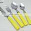 Camping Plastic Handle Stainless Steel Cutlery - KX-P049