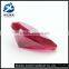 China gemstones manufacturer pear shape red diamond cut loose ruby