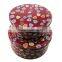 dongguan custom round tin box set of 2
