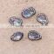 Charm Rainbow Abalone Shell Connector Beads, Pave Crystal Jewelry Gem For Jewelry Making