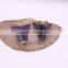 Natural Amethyst Gem Stone Pendant, Stone Point Pendant, Gold Plated Edged Drusy Amethyst Pendant, Druzy Pendant