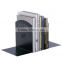 Metal Steel shelves or desk large arch bookends