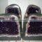 Natural amethyst quartz crystal geode ,large citrine crystal geode for decoration