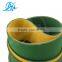 yellow and green flat blet Chip baseband for industrial belts machine