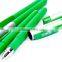 Smooth writing plastic promotional gel ink pen with logo moq 1000pcs
