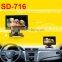 China Factory 7 Inch Car TV Monitor With TV/AV/USB/SD/TV/FM function