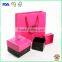 Luxury Glossy Custom Printed Jewelry box , Factory Direct sale two piece Jewelry Box