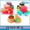 multicolor silicone rubber dab wax/oil container,non-stick oil dab wax jar