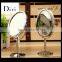 High quality metal stand up table magnifying mirror