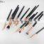 12pcs rose gold pony hair comestic powder makeup brushes sets